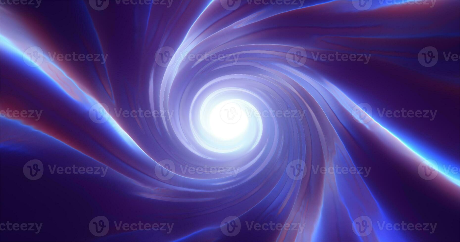 Abstract purple blue tunnel twisted swirl of cosmic hyperspace magical bright glowing futuristic hi-tech with blur and speed effect background photo