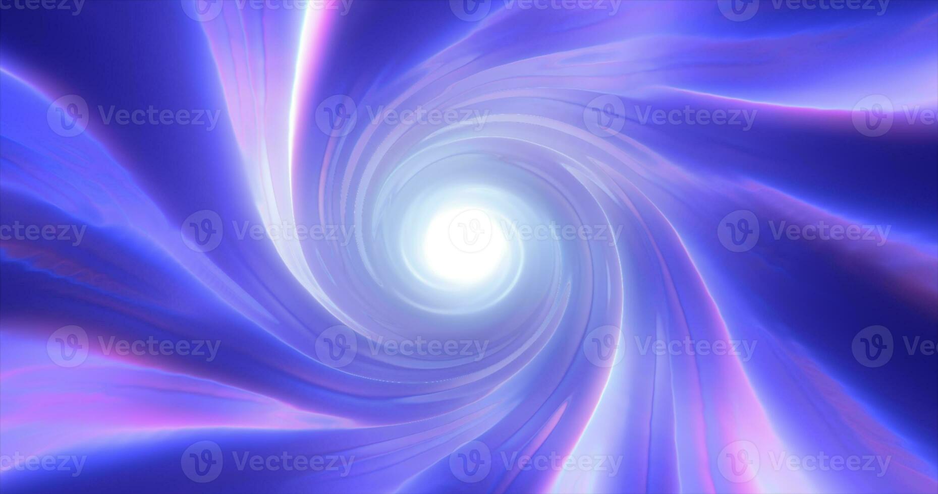 Abstract purple blue tunnel twisted swirl of cosmic hyperspace magical bright glowing futuristic hi-tech with blur and speed effect background photo