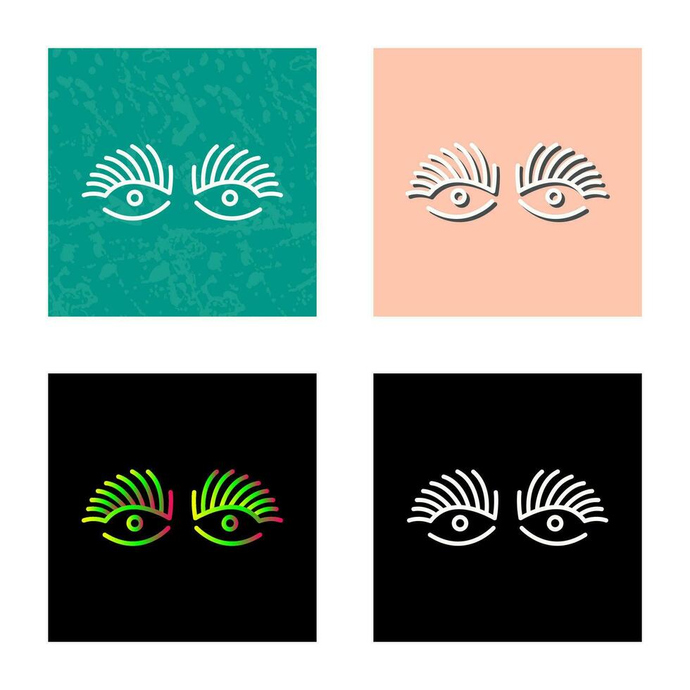 Longlashes Vector Icon