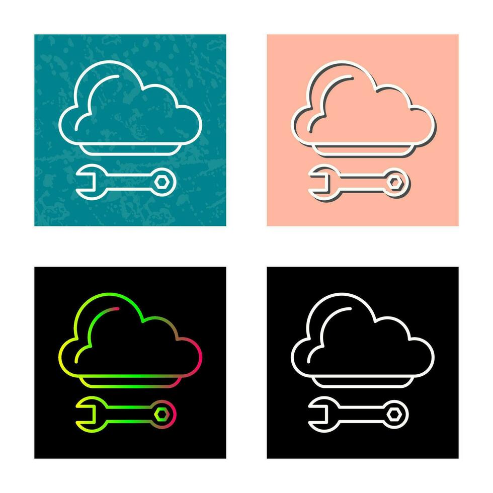 Cloud Computing Vector Icon