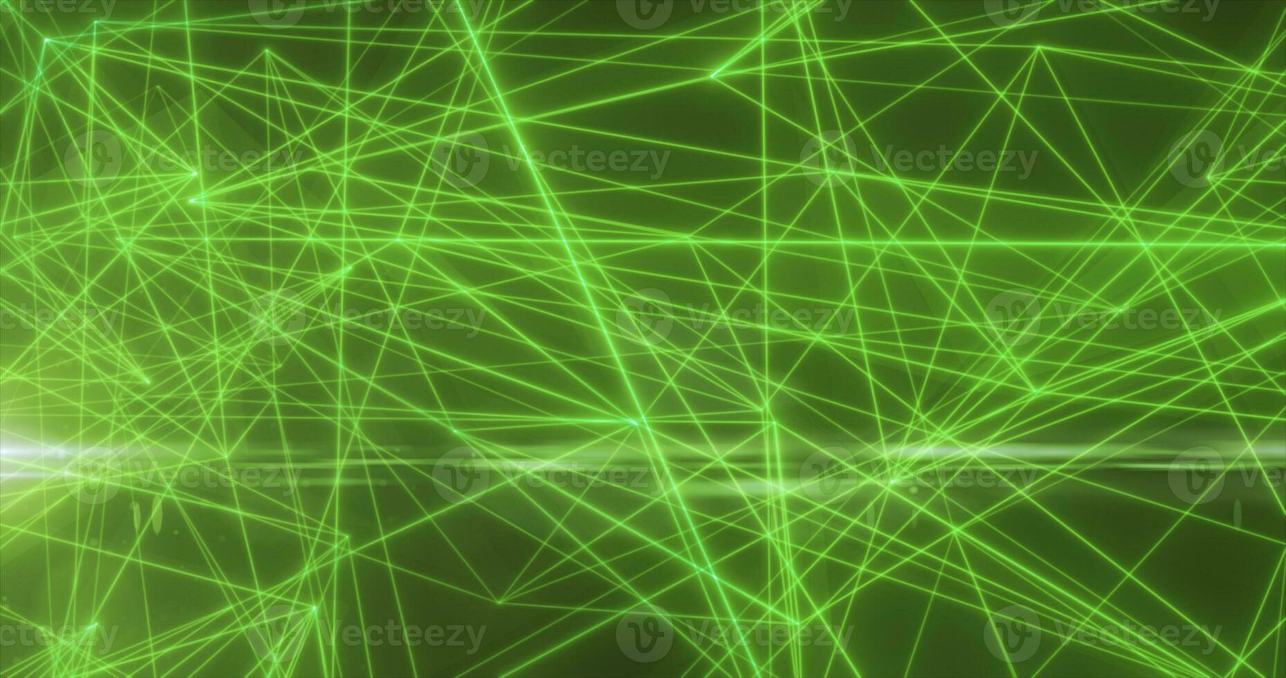 Abstract green  lines glowing high tech digital energy abstract background photo