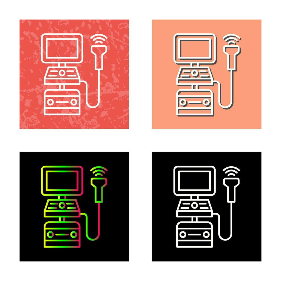 Ultrasound Machine Vector Icon