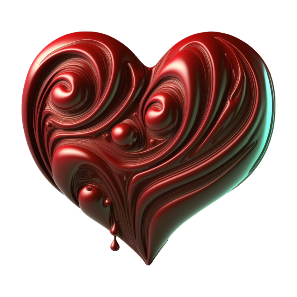 süß 3d Herz generativ ai 25237373 PNG
