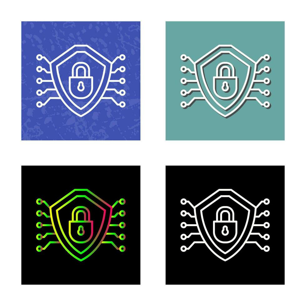 Cyber Security Vector Icon