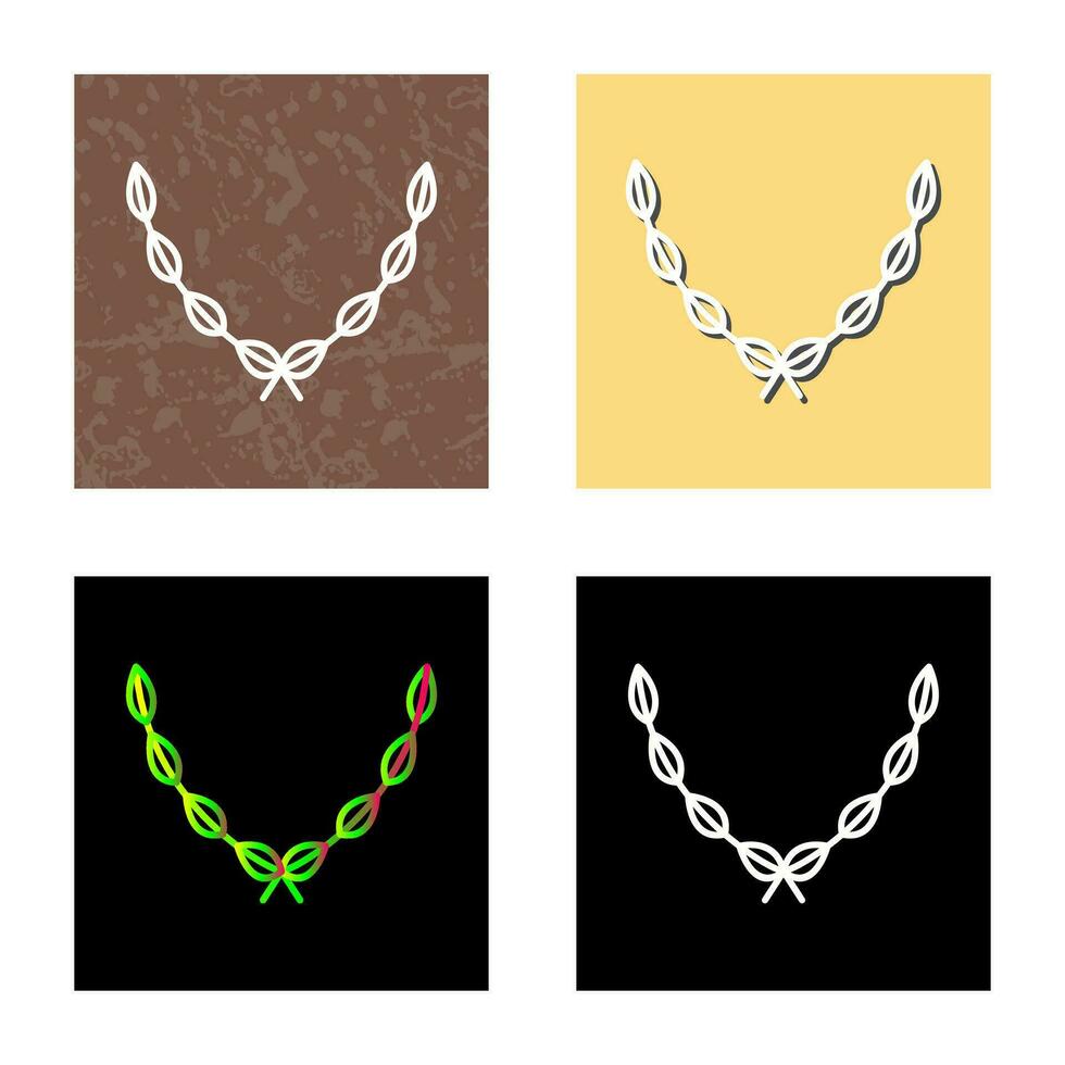 Leaves Wreath Vector Icon