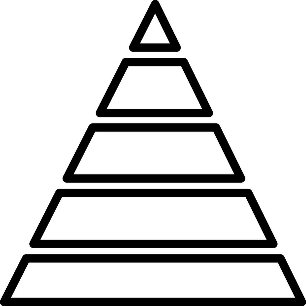 Premium Vector  Pyramid icon vector illustration diagram on