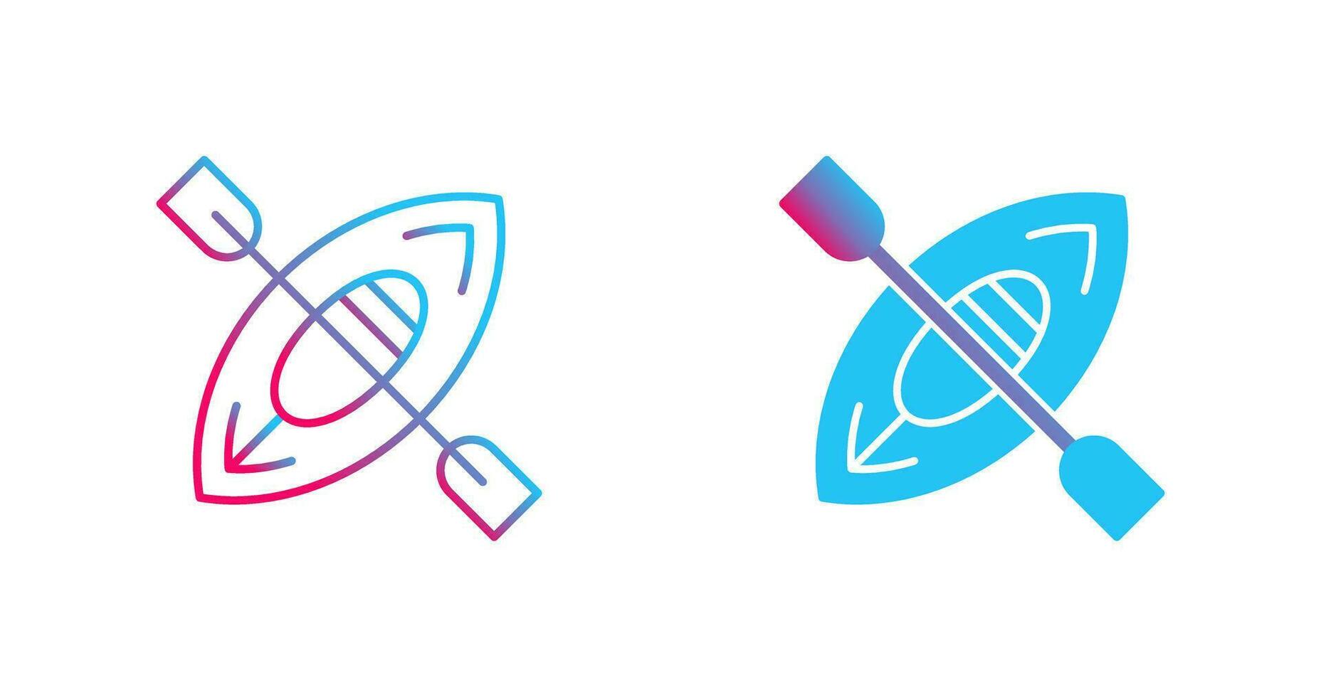 Kayak Vector Icon