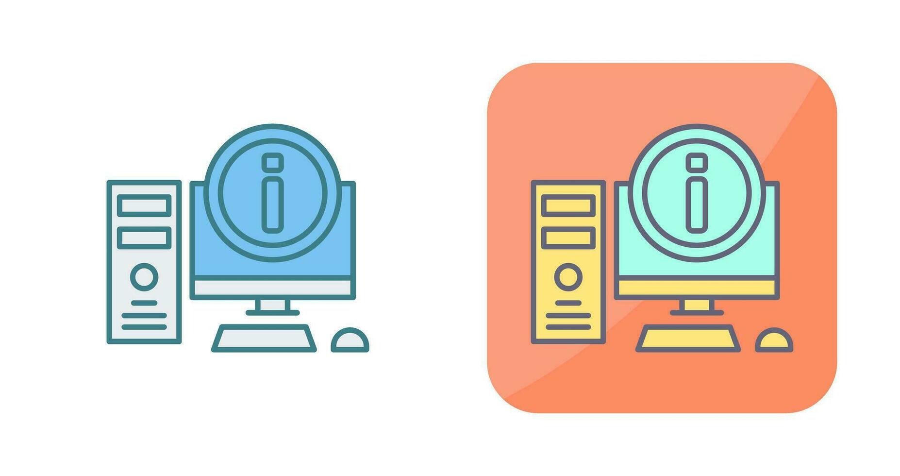 Computer Vector Icon