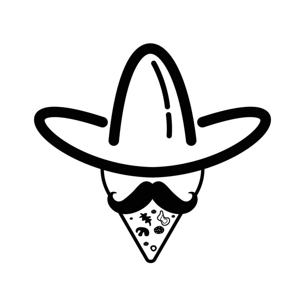 Pizza slice logo. A logo perfect to use for your food business. vector