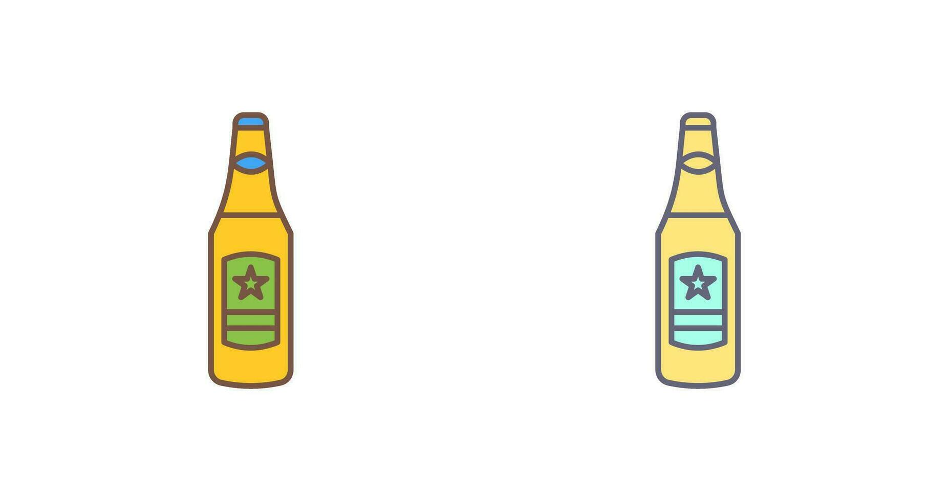 Beer Bottle Vector Icon