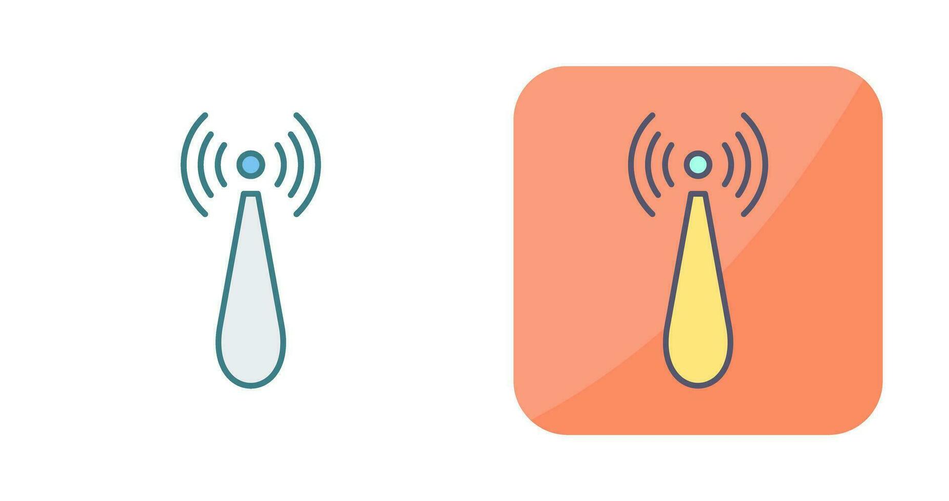 Non Ionizing Radiation Vector Icon