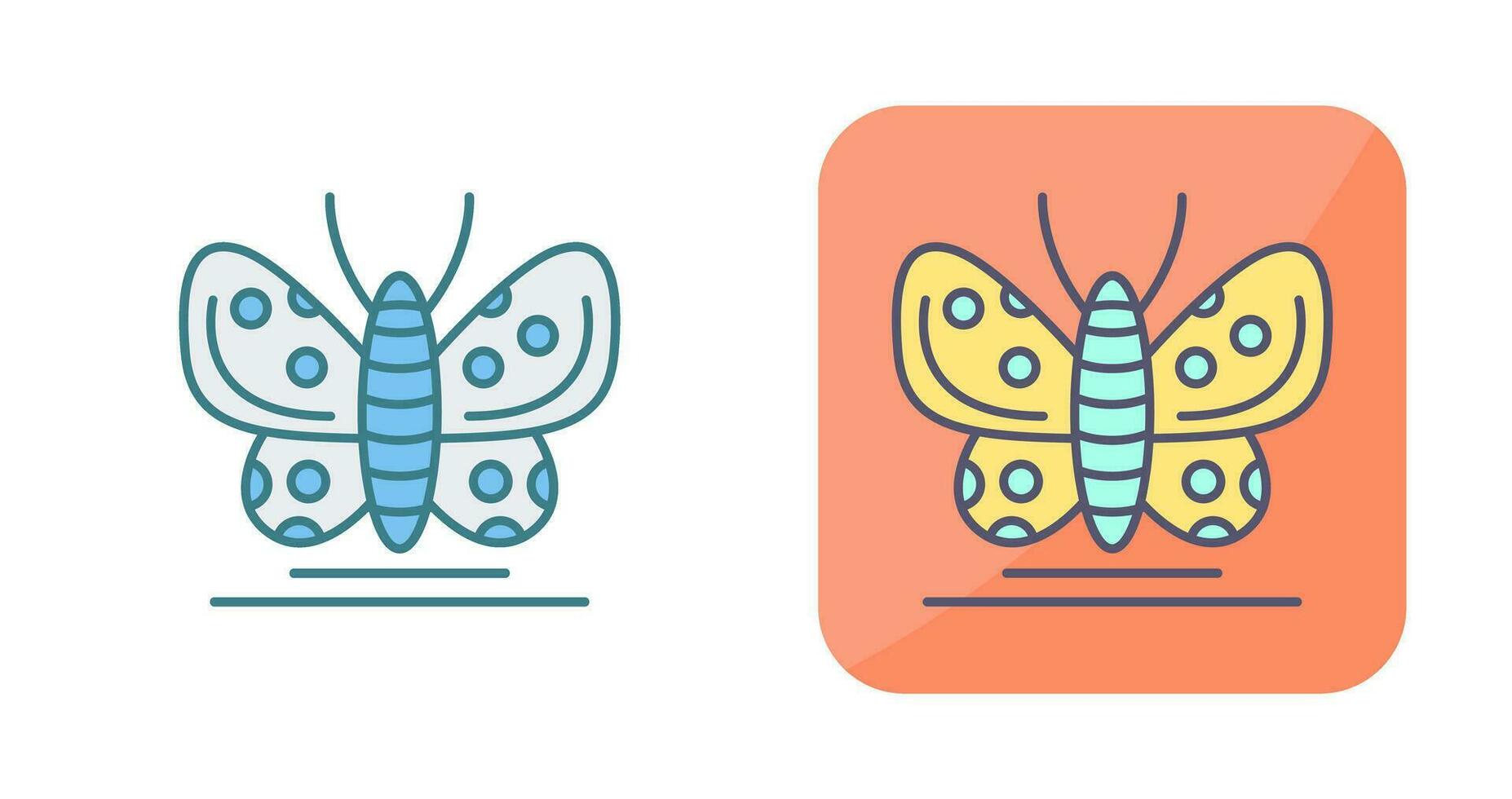 icono de vector de mariposa