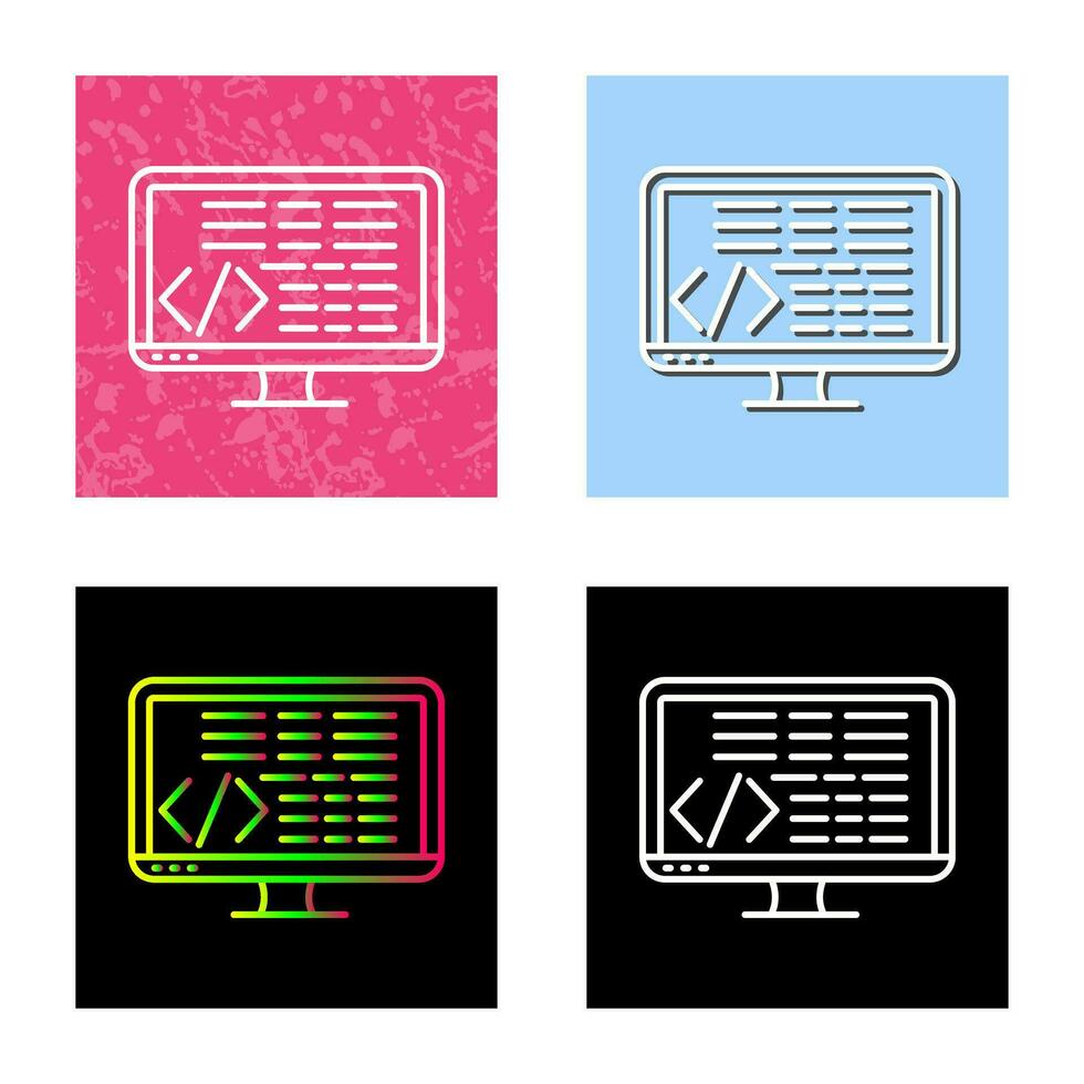 Coding Vector Icon