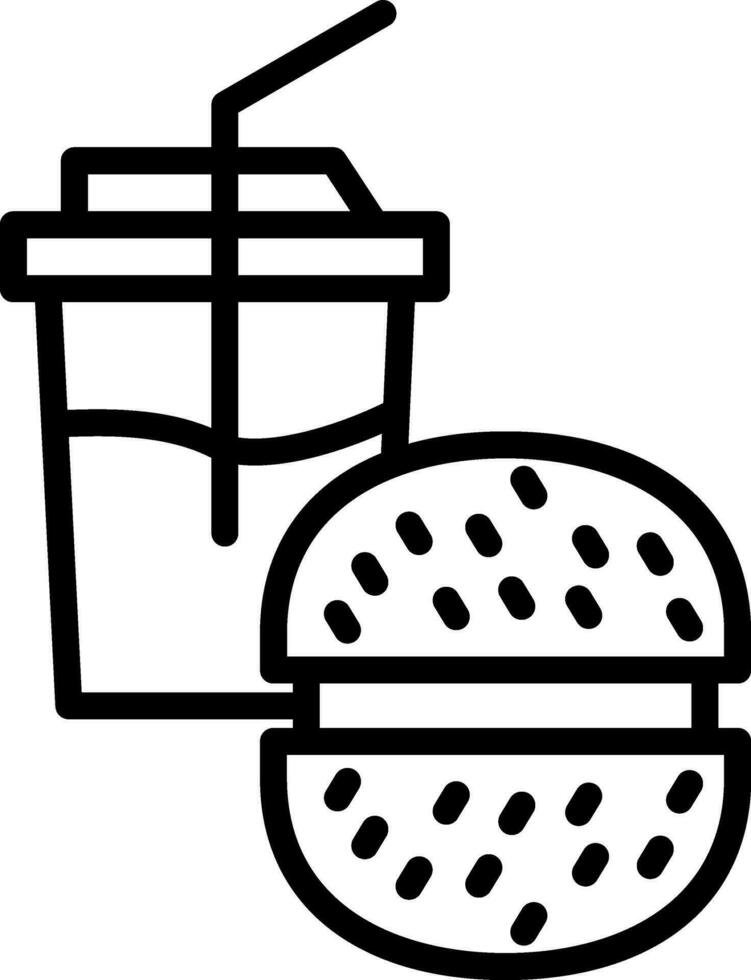 rápido comida vector icono diseño