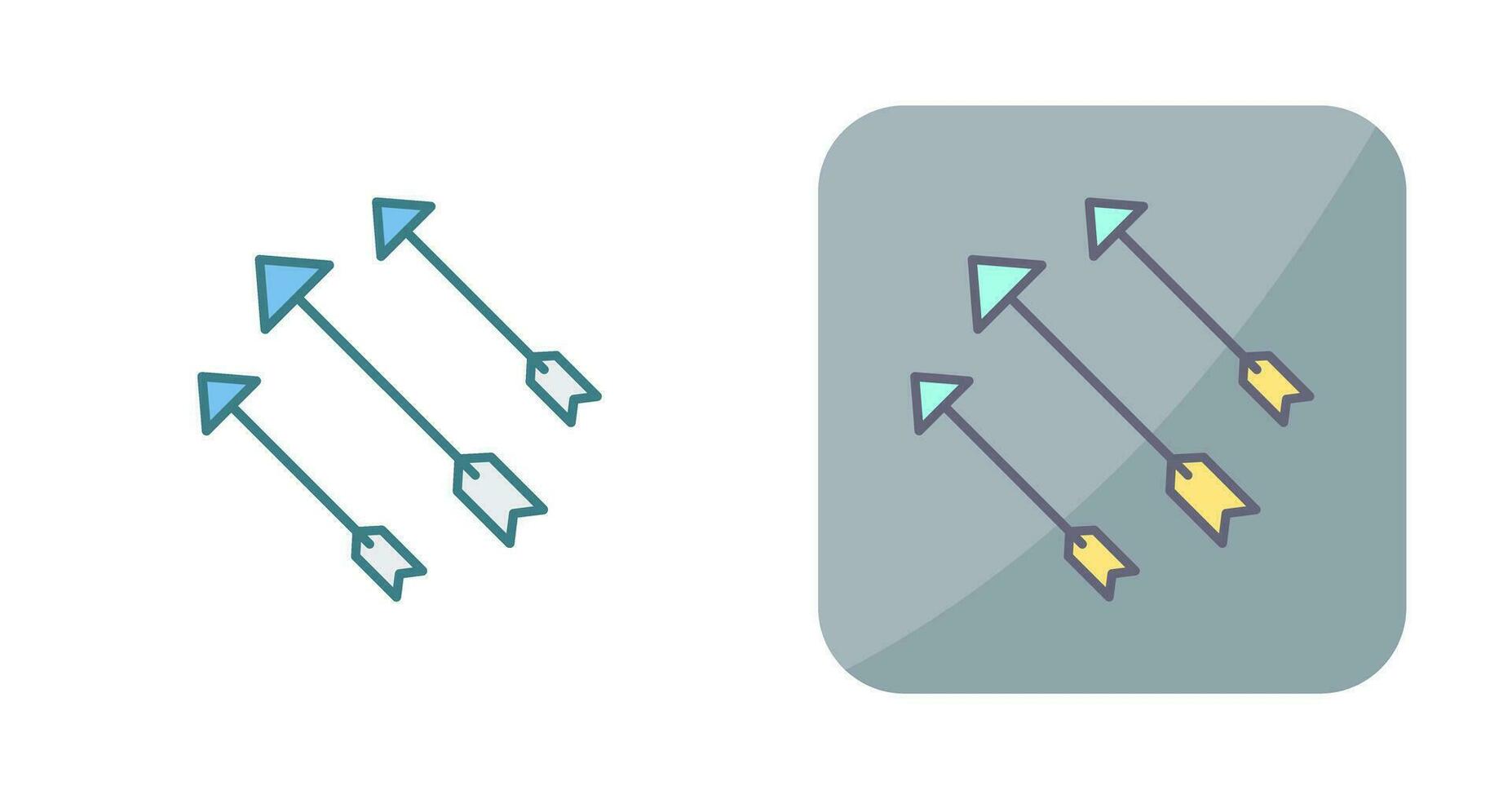 Unique Arrows Vector Icon