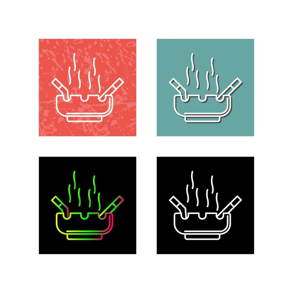 Ashtray Vector Icon