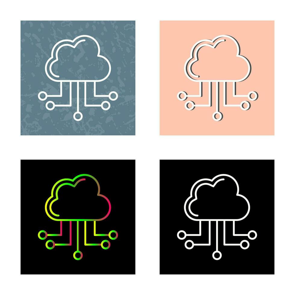 Cloud Computing Vector Icon