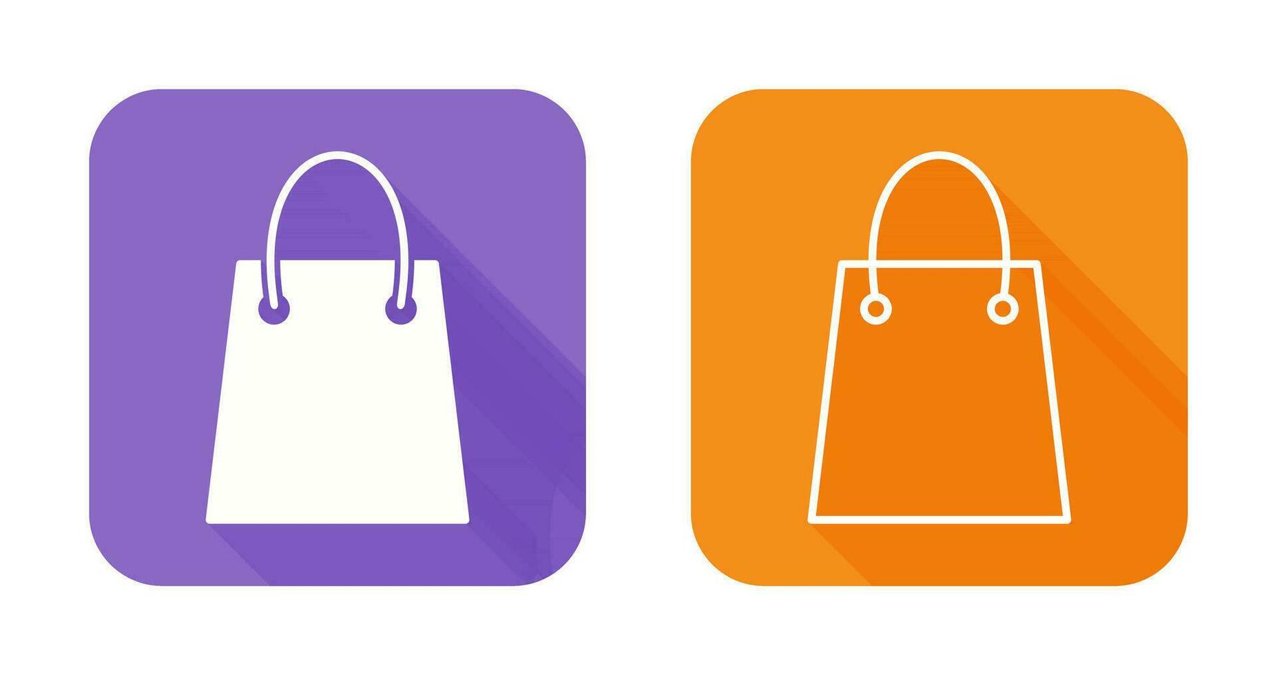 Unique Shopping Bag Vector Icon