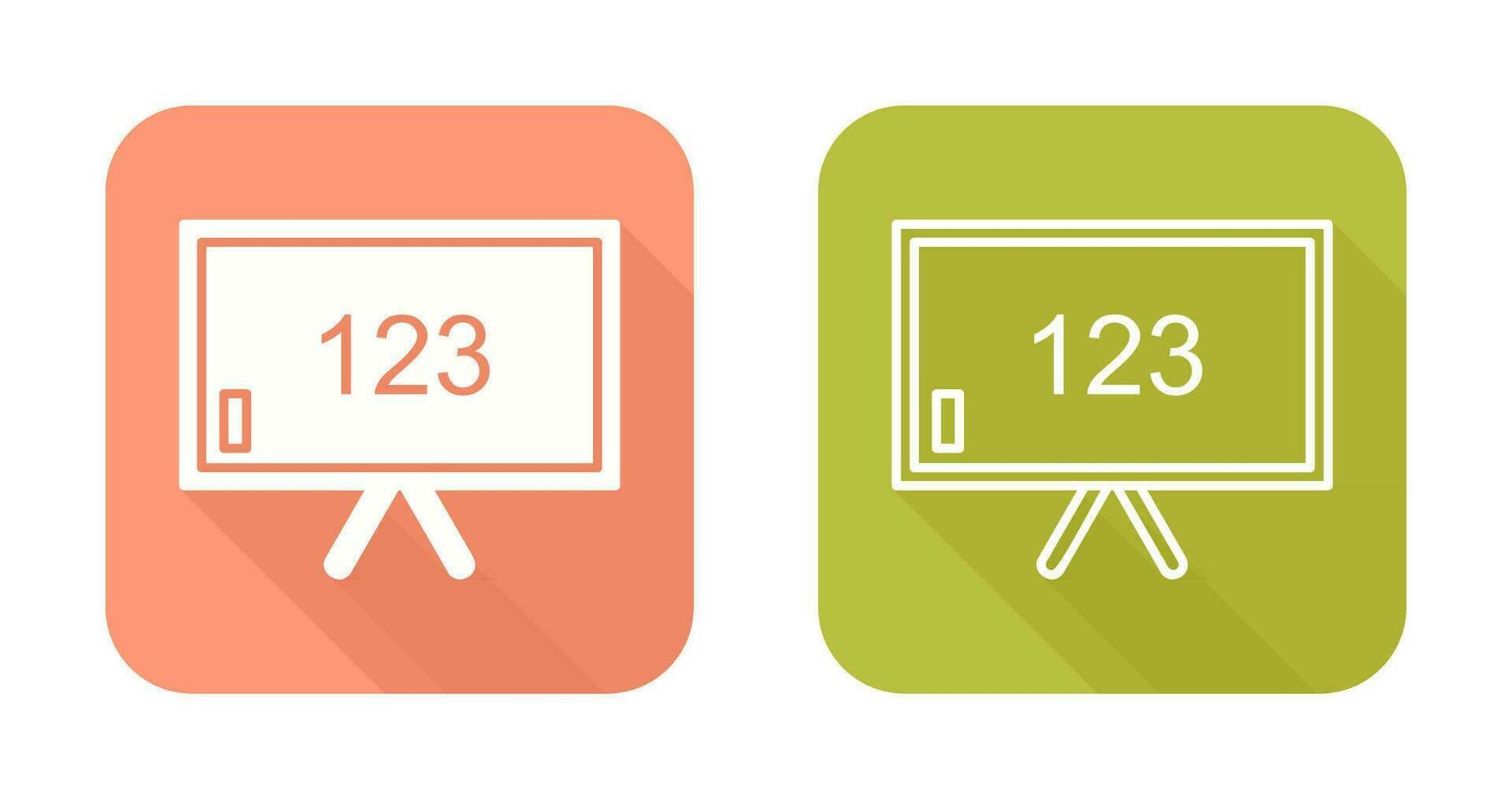 Unique Classroom Board Vector Icon