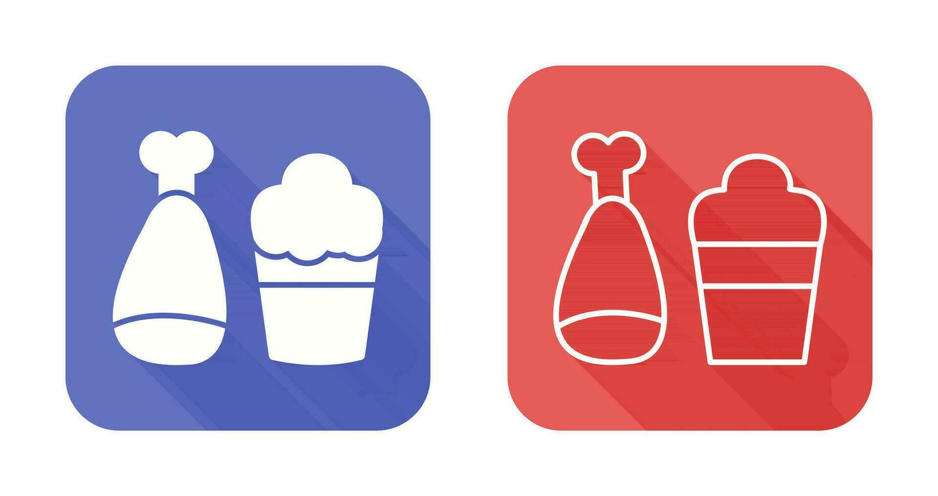 Food and Beer Vector Icon