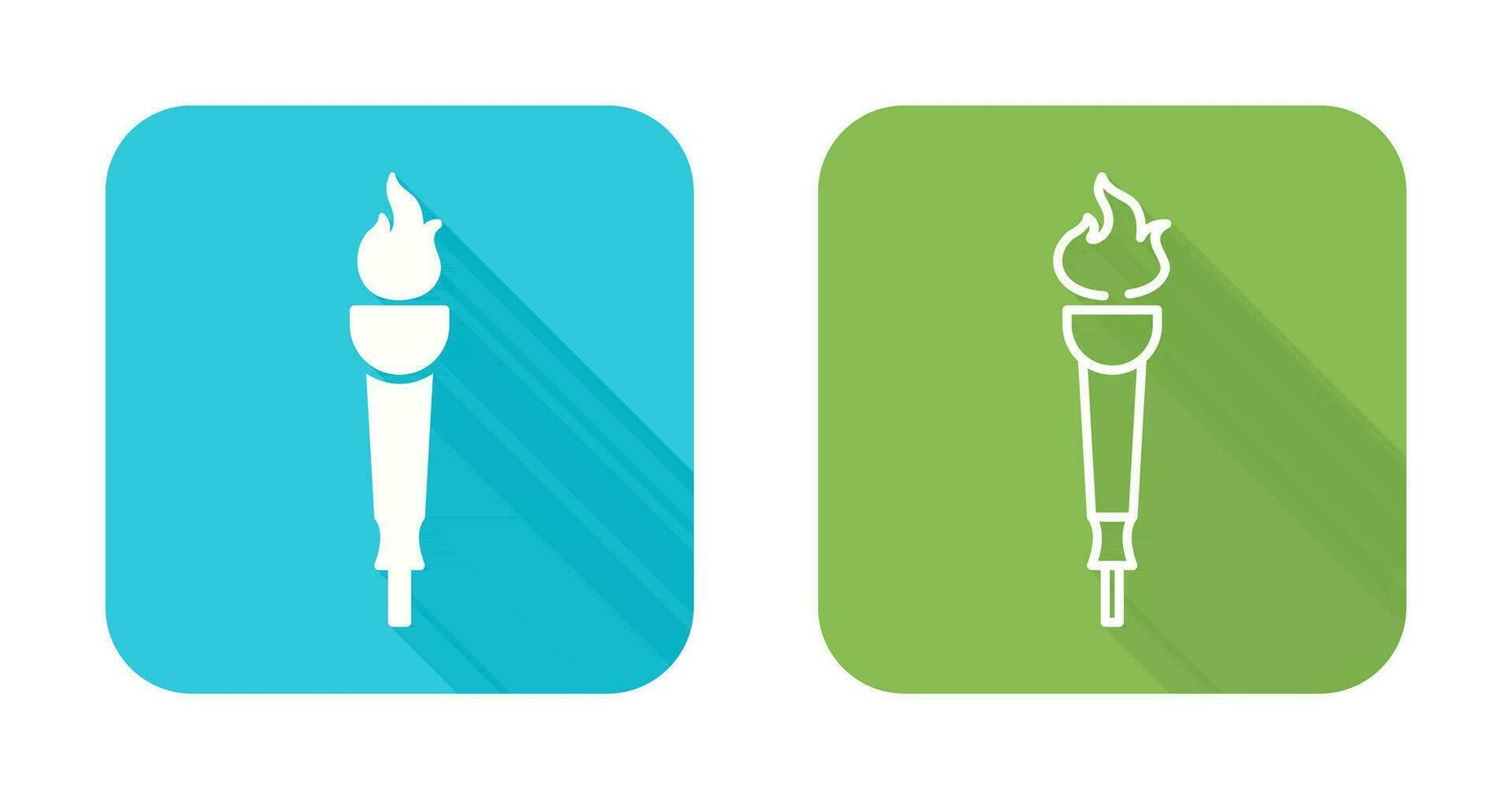 Museum Torch Vector Icon