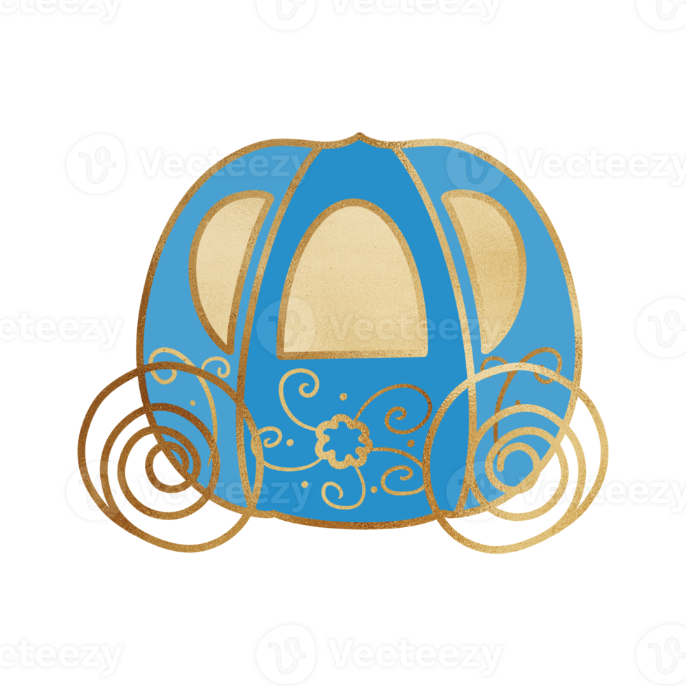 Cute Pumpkin Carriage png