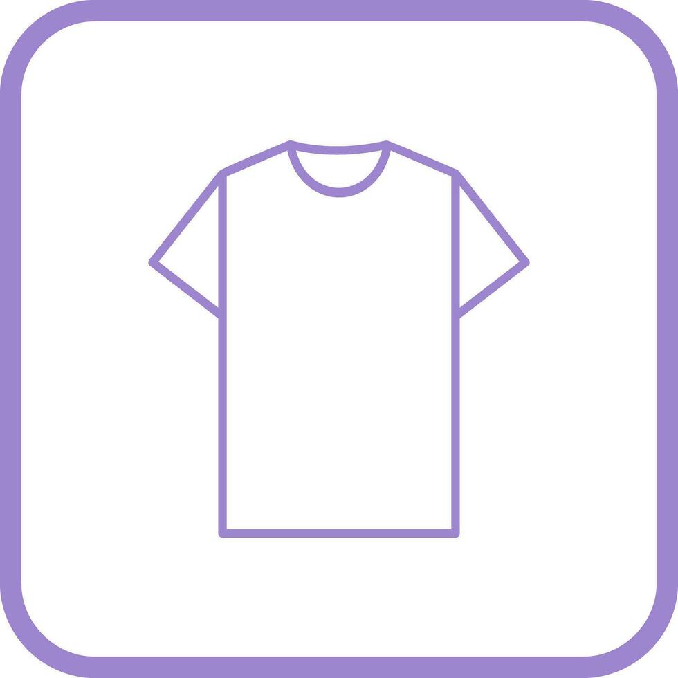Plain T Shirt Vector Icon