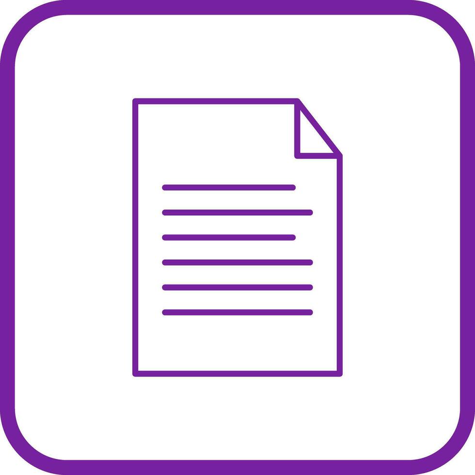 Sheet Vector Icon