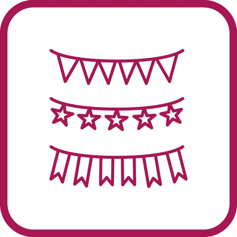 Garlands Vector Icon
