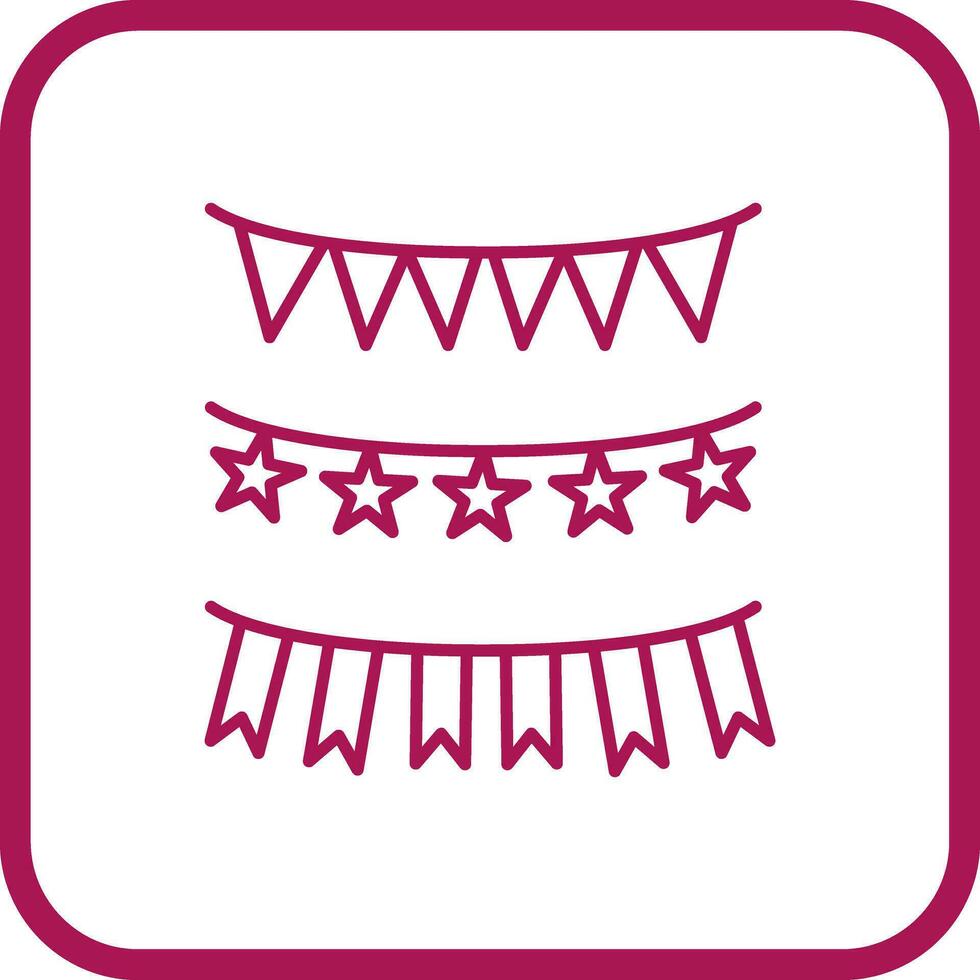 Garlands Vector Icon