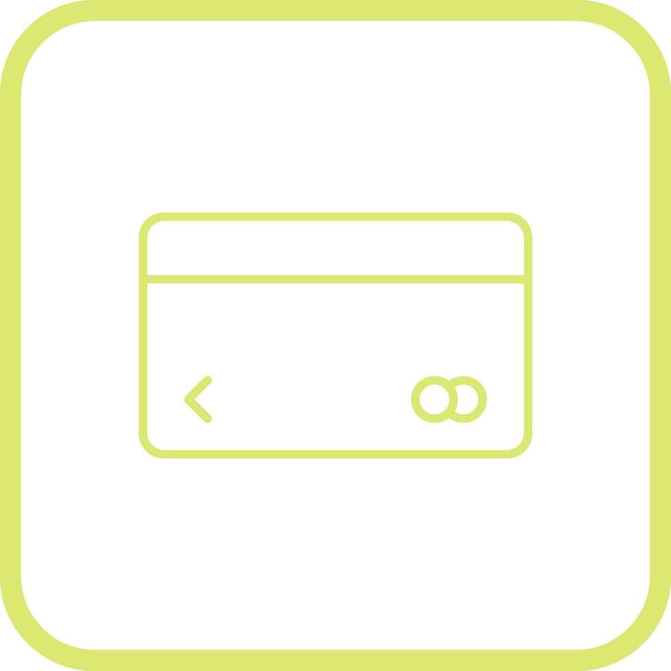 Unique Credit Card Vector Icon