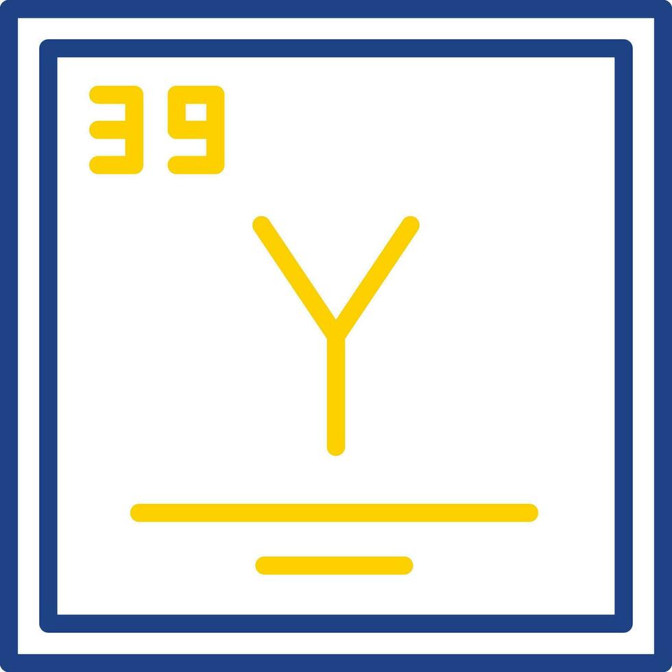 Yttrium Vector Icon Design