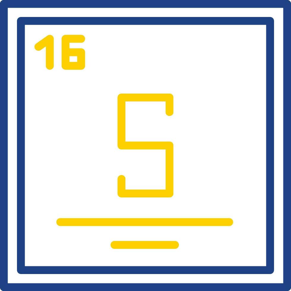 Sulfur Vector Icon Design