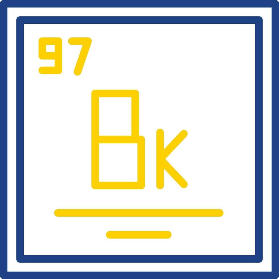 Berkelium Vector Icon Design