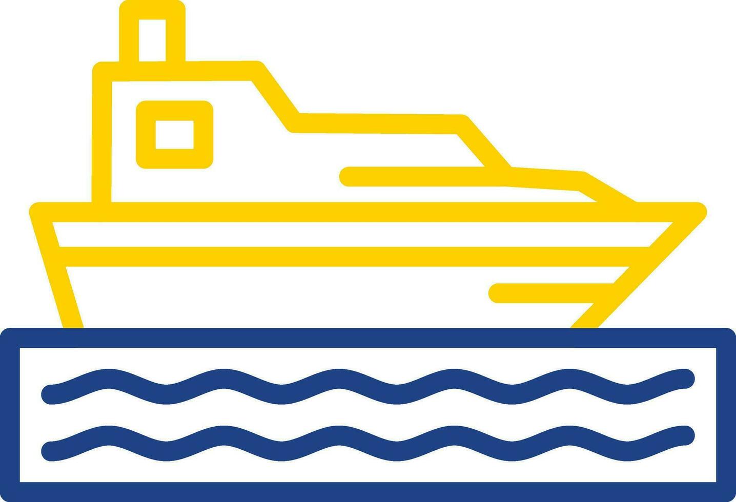 diseño de icono de vector de barco