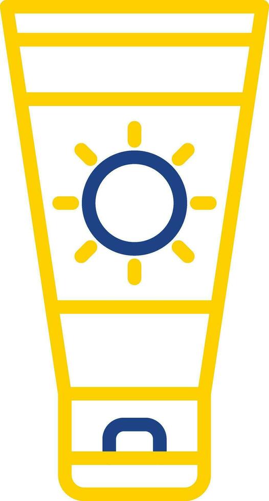 Sun cream Vector Icon Design