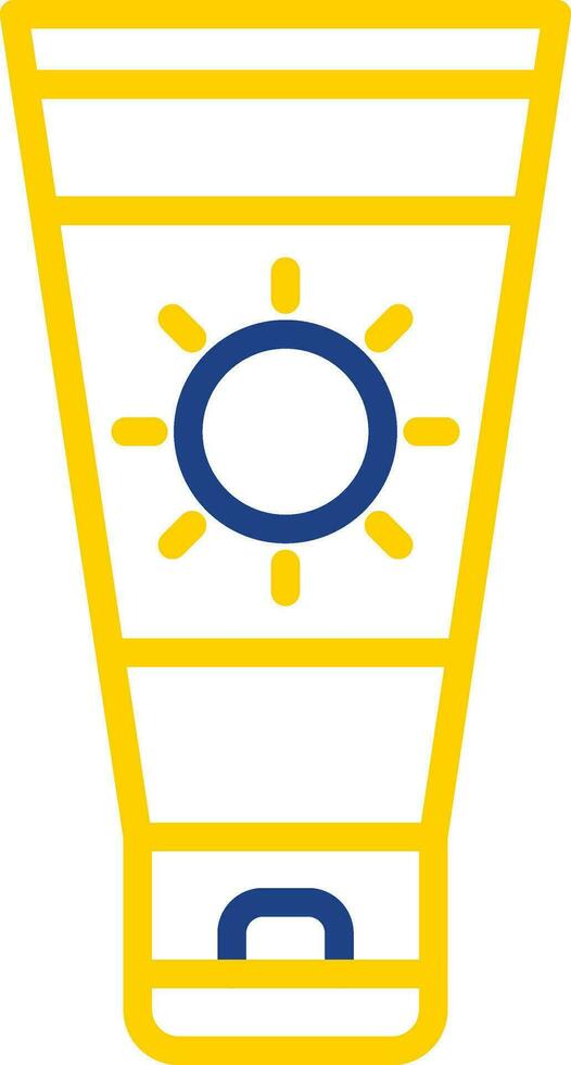 Sun cream Vector Icon Design