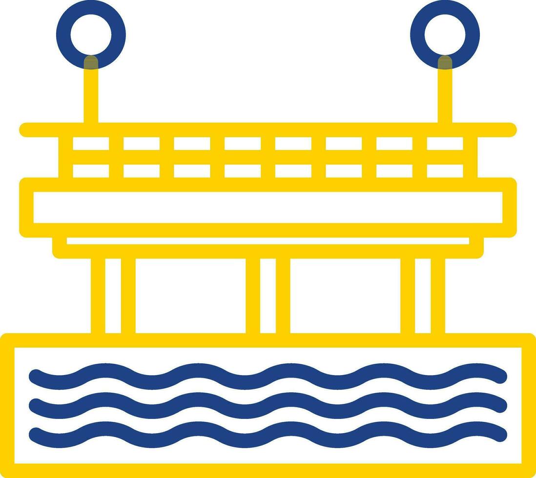 Pier Vector Icon Design