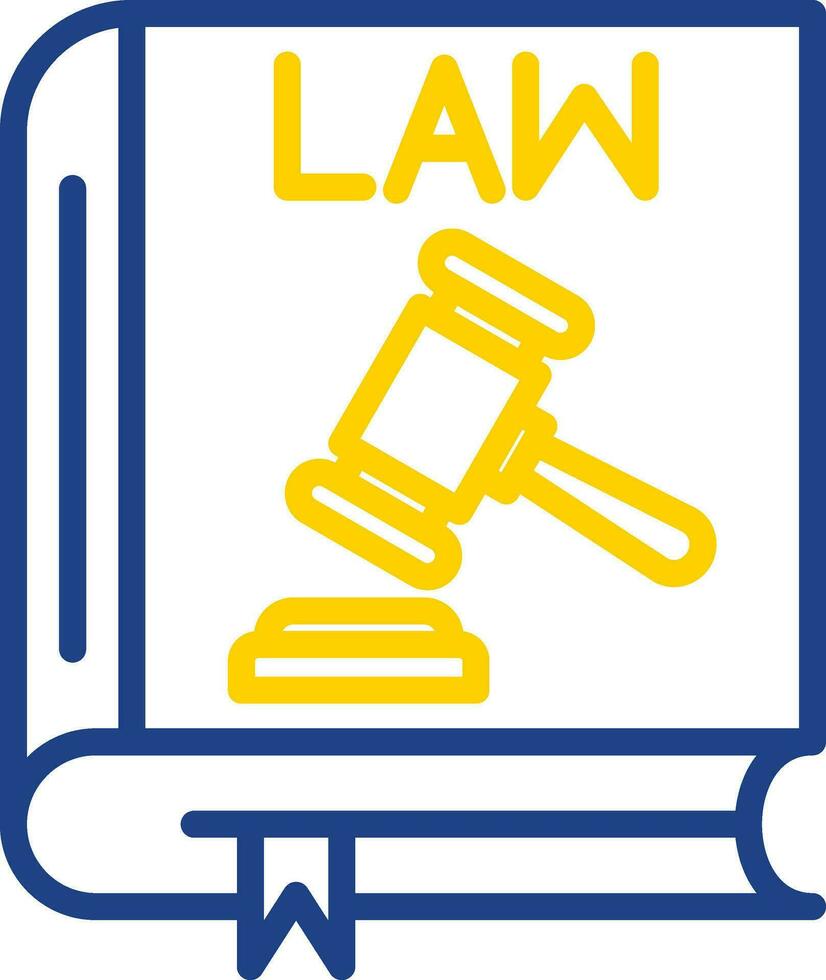 Law book Vector Icon Design