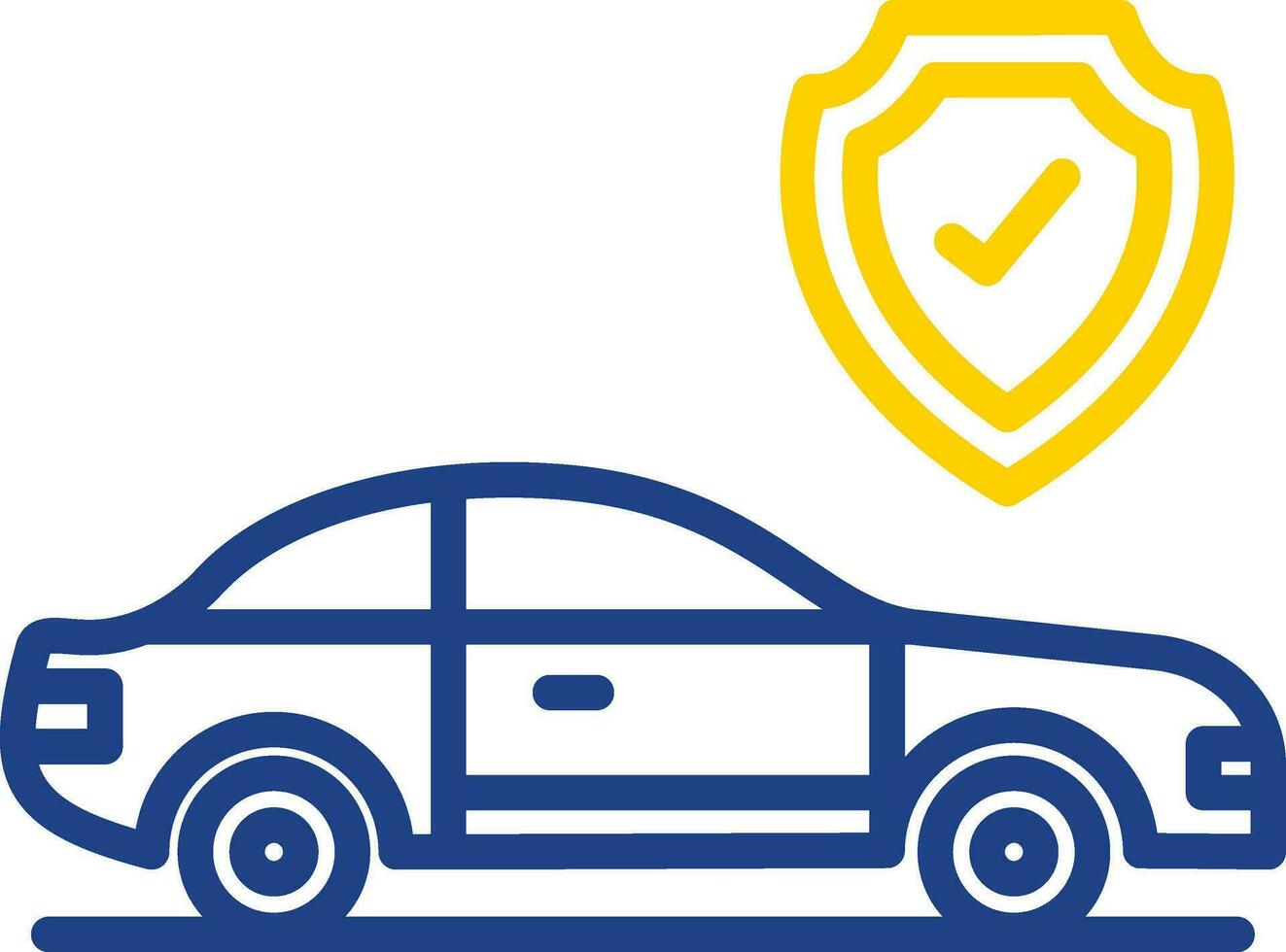 Car insurance Vector Icon Design