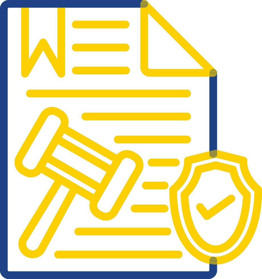 Legal document Vector Icon Design