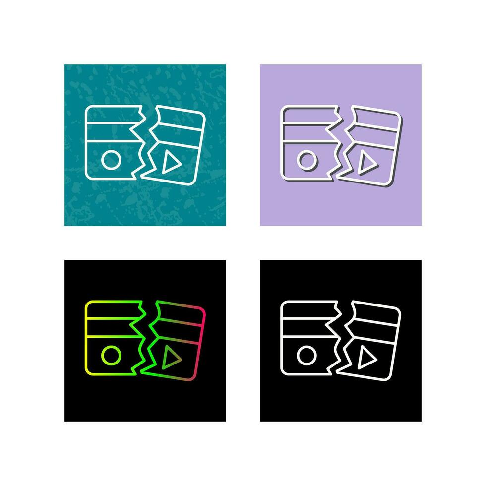 Broken Vector Icon