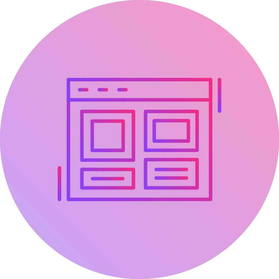 Layout Vector Icon