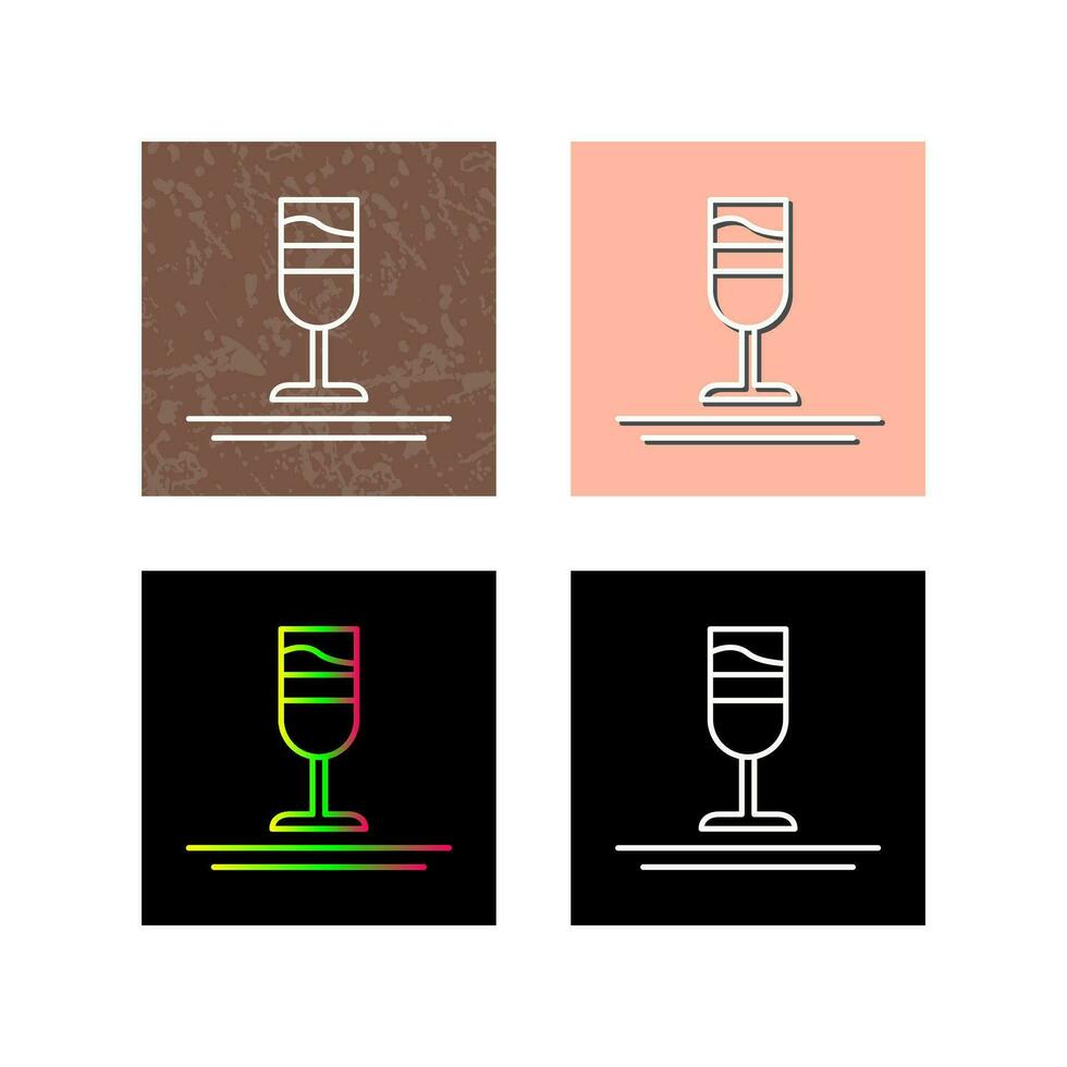 Rainbow Drink Vector Icon