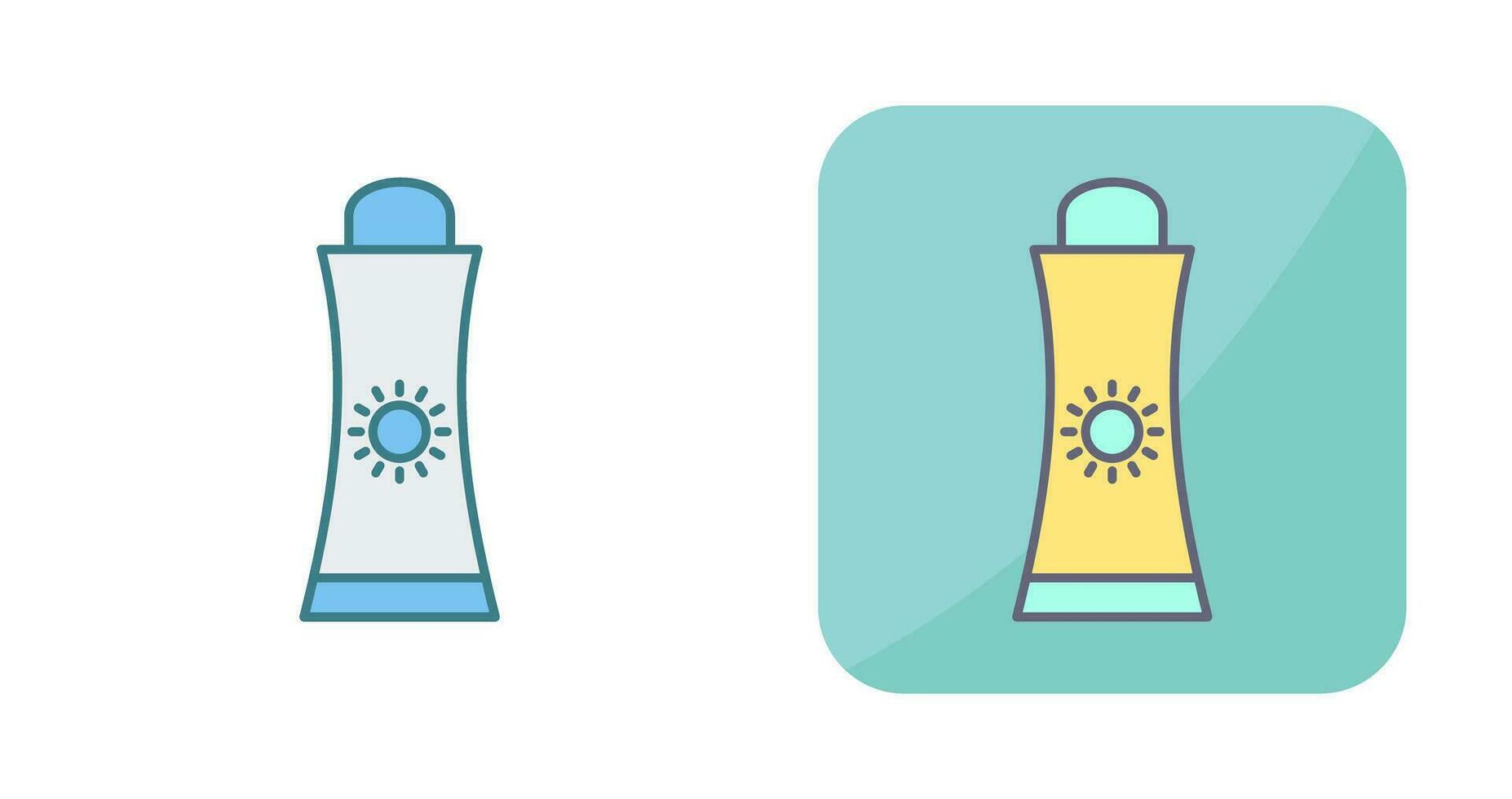 Sunblock Cream Vector Icon