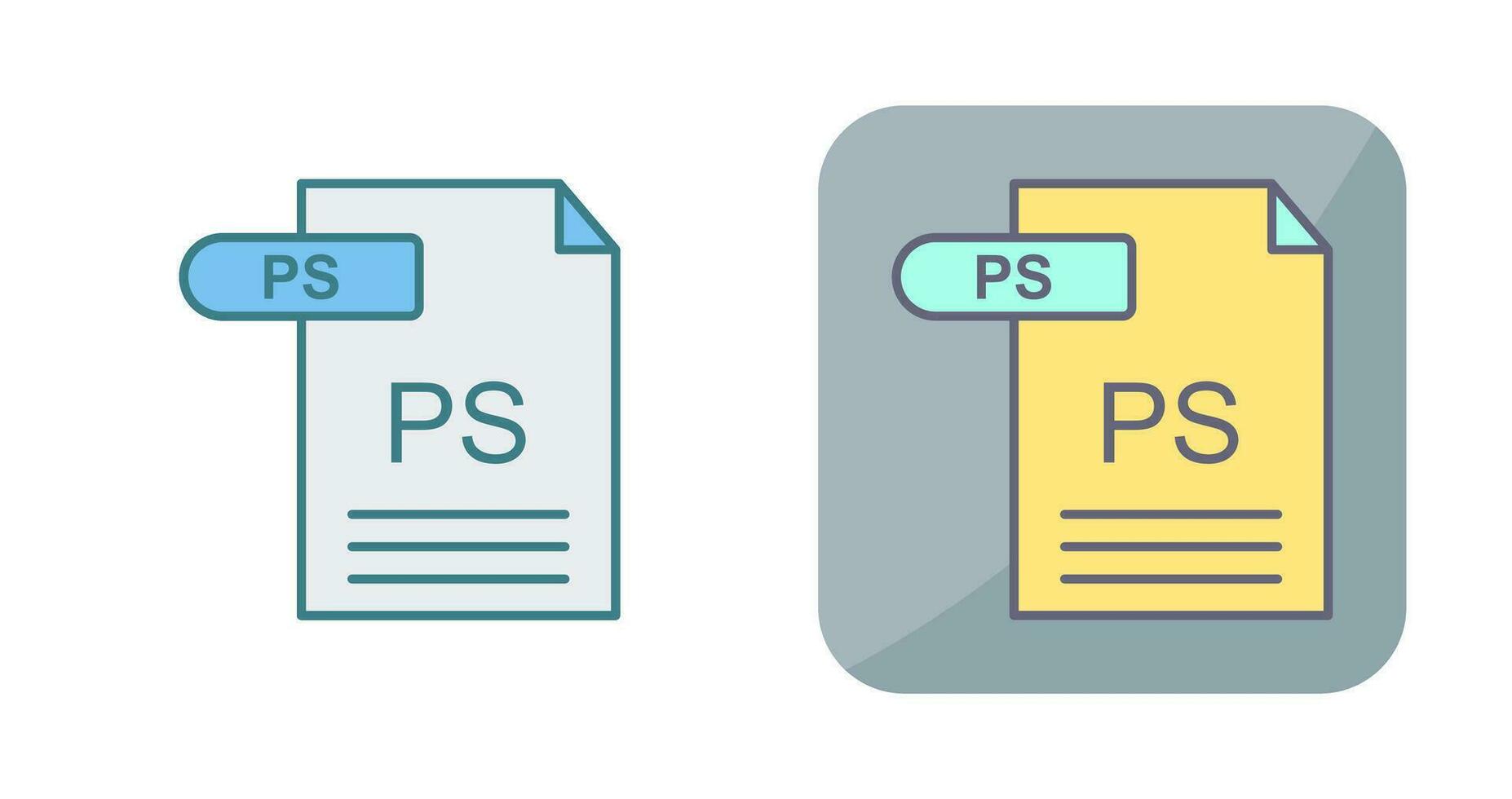 PS Vector Icon