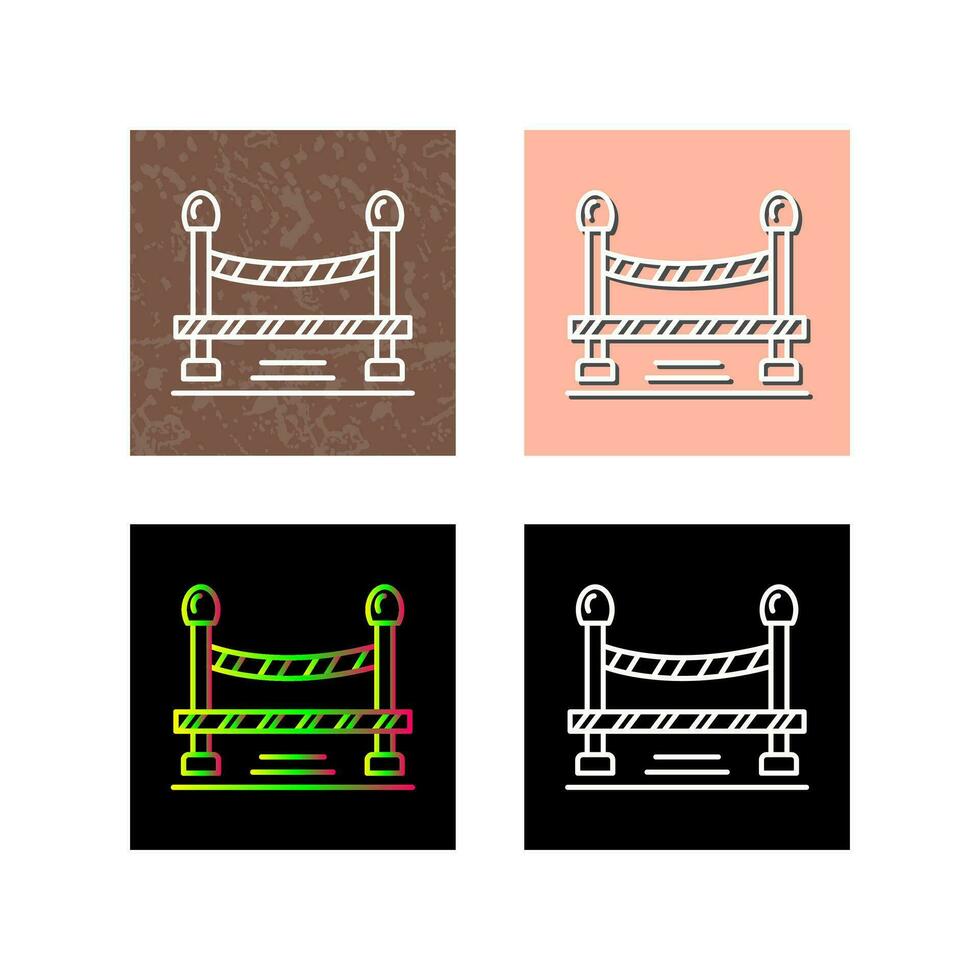 Do Not Cross Line Vector Icon