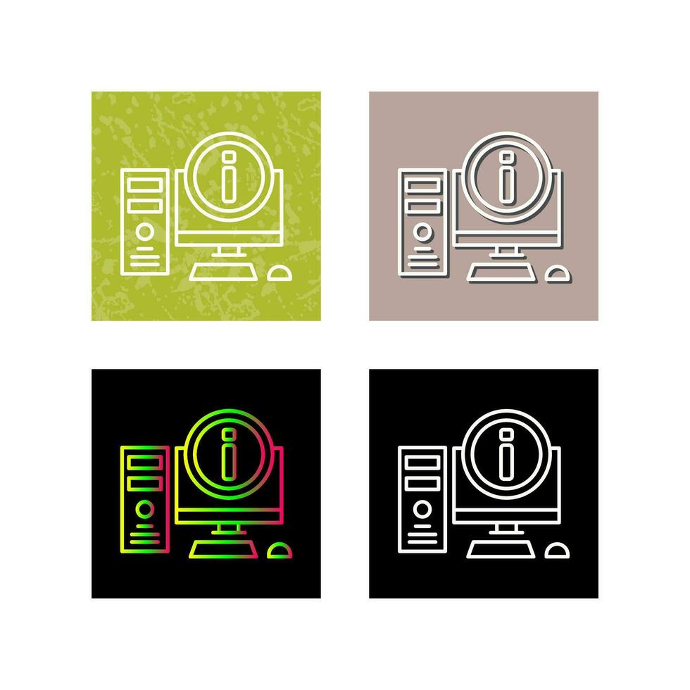 Computer Vector Icon
