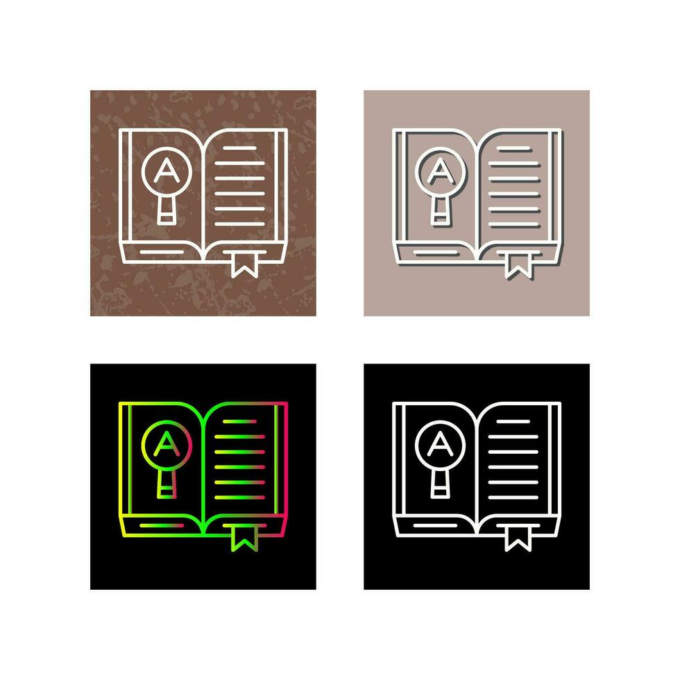 Open Book Vector Icon