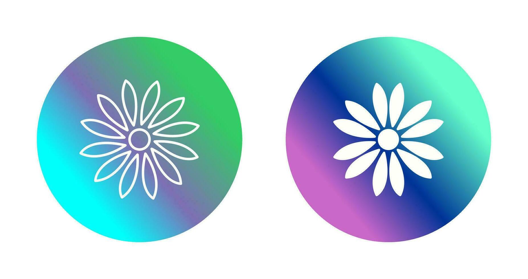 Unique Flower Vector Icon